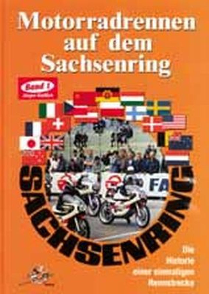 Motorradrennen auf dem Sachsenring - Band 1 - Die Hostorie einer Rennstrecke, Buchcover