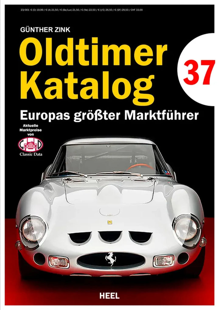 Oldtimer Katalog Nr. 37, Marktpreise, technische Daten und Markengeschichten von über 1300 Oldtimer- und Youngtimer-Modellen - gedrucktes Buch zum Bestpreis! - verwuester.net