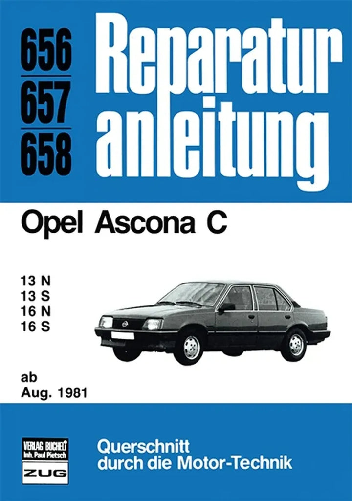 Opel Manta und Ascona Reparaturanleitung und Werkstatthandbuch - gedrucktes Buch zum Bestpreis! - verwuester.net