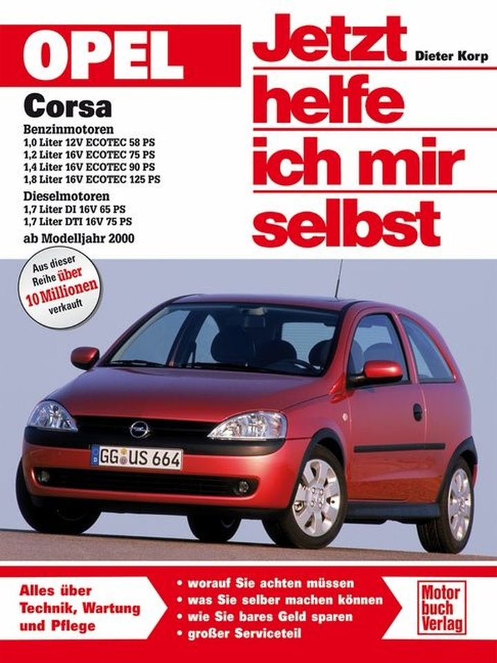 Opel Corsa C Benzin-und Dieselmotoren ab Modelljahr 2000, Buchcover