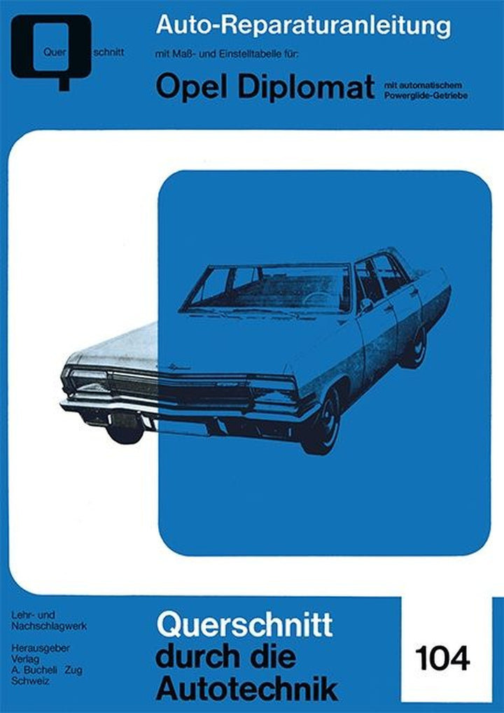 Opel Diplomat - Reparaturbuch, Buchcover