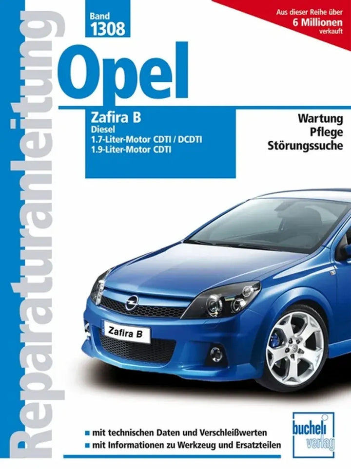Opel Zafira A und Astra G Reparaturanleitung und Werkstatthandbuch - gedrucktes Buch zum Bestpreis! - verwuester.net