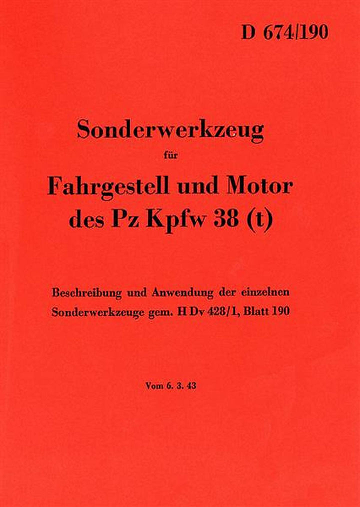 Panzer Wehrmacht Militärfahrzeuge Sonderwerkzeuge, Buchcover