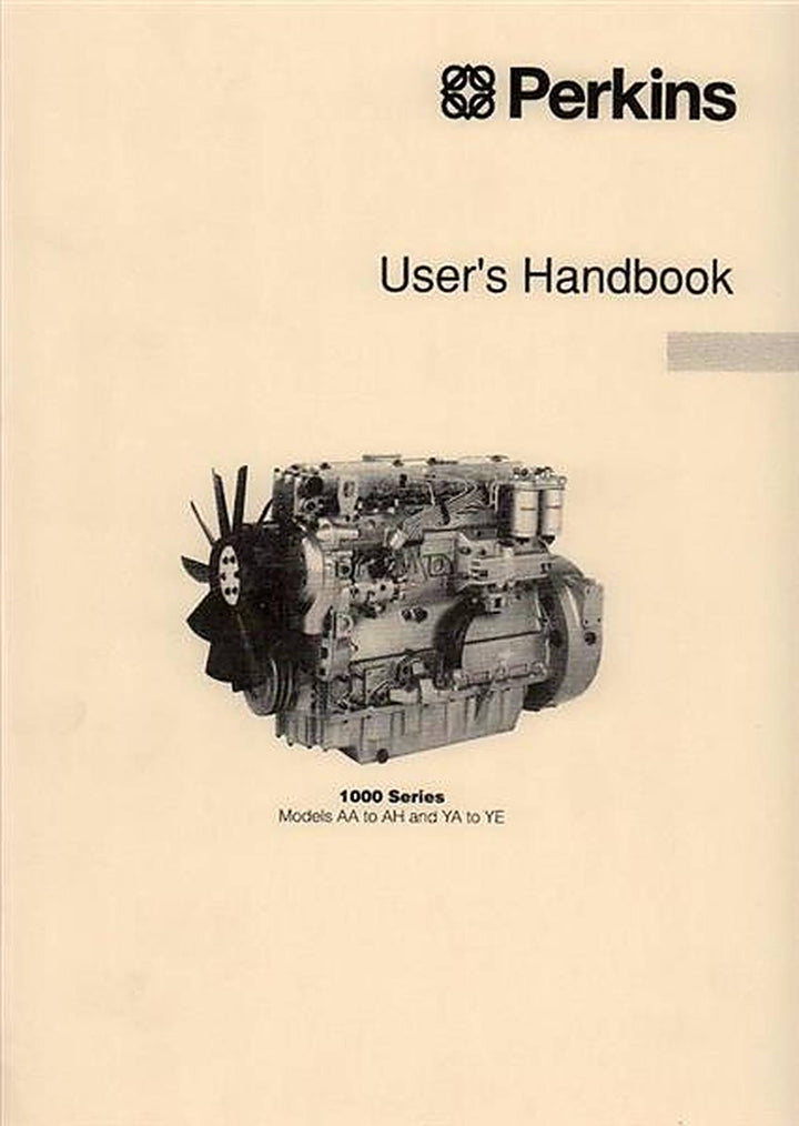 Perkins Motor AA zu AH und YA zu YE, Betriebs- und Wartungsanleitung, Buchcover