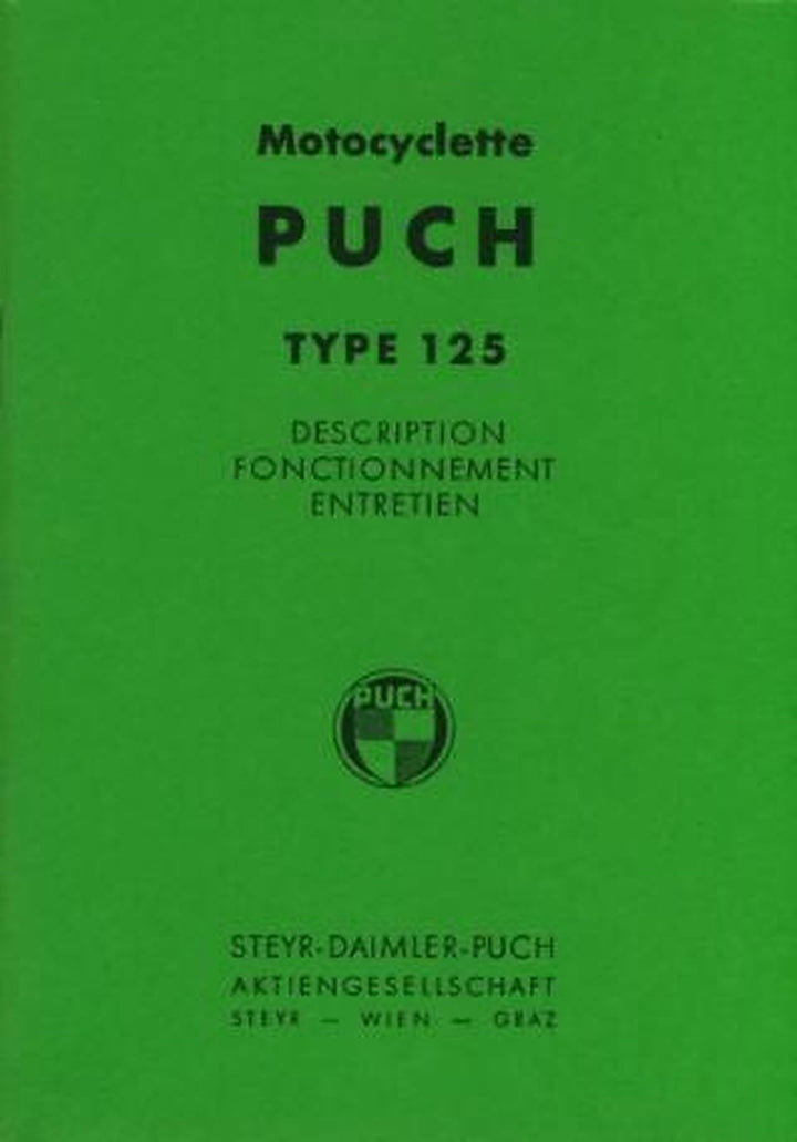 Puch 125 T (Touren), Description, Fonctionnement, Entretien, Buchcover