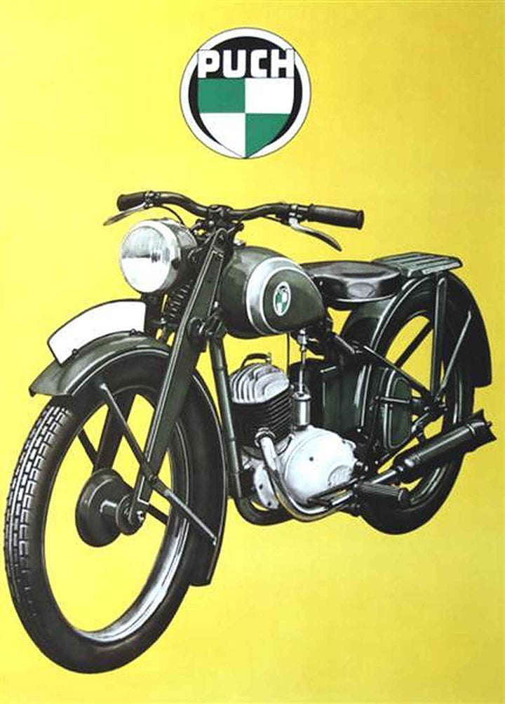 Puch 125 Touren Poster, Poster-Motiv