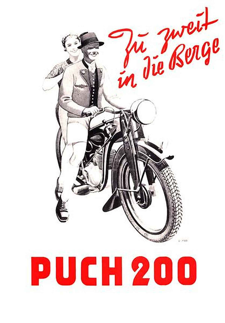 Puch 200 Prospekt, Buchcover