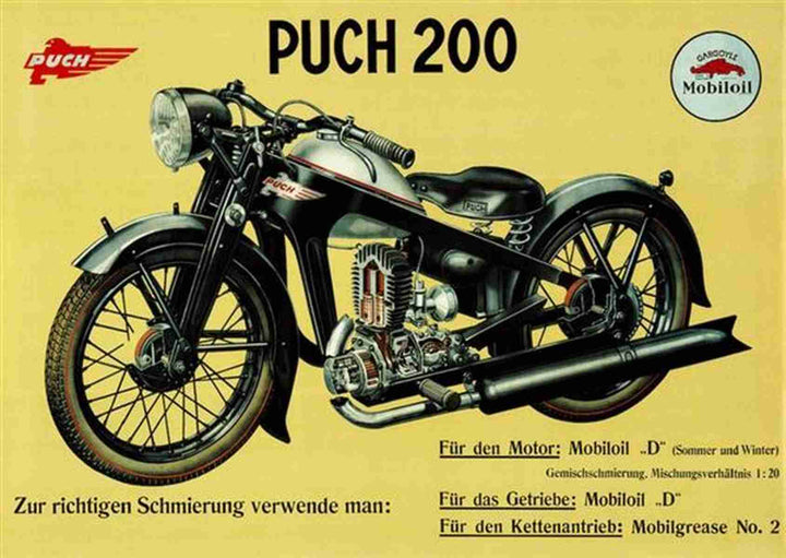 Puch 200 Poster, Poster-Motiv