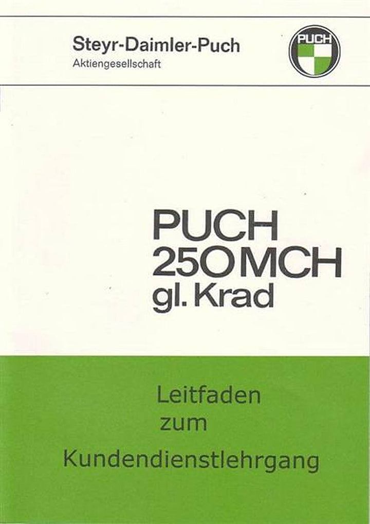 Puch 250 MCH Reparaturanleitung, Buchcover