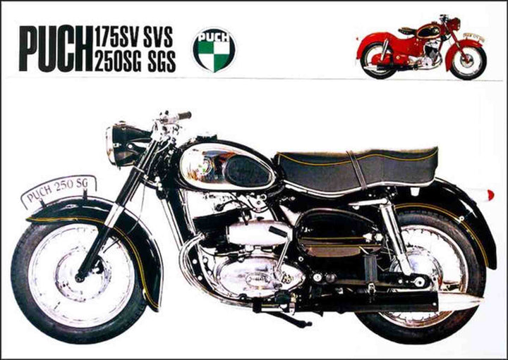 Puch 250 SG/SGS und 175 SV/SVS Poster, Poster-Motiv