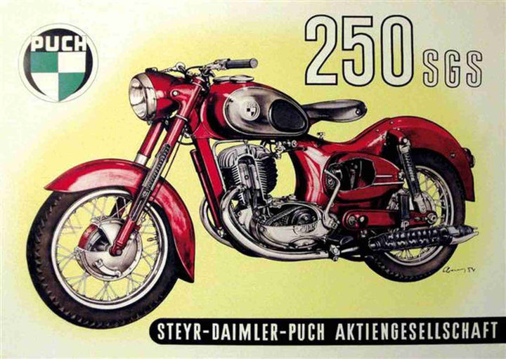 Puch 250 SGS Poster, Poster-Motiv