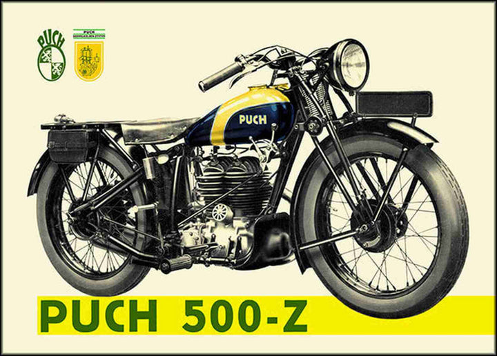 Puch 500-Z Motorrad Poster, Poster-Motiv