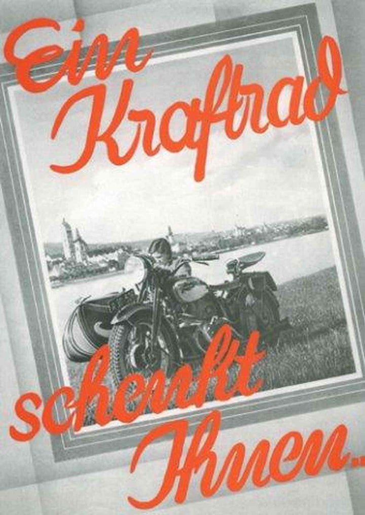 Puch "Ein Kraftrad schenkt Ihnen ..." Prospekt, Buchcover