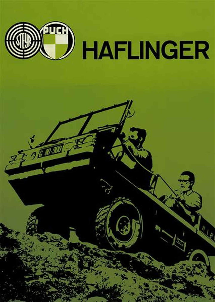 Puch Haflinger Poster, Poster-Motiv