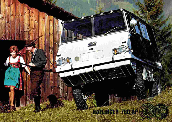 Puch Haflinger 700 AP Prospekt, Buchcover