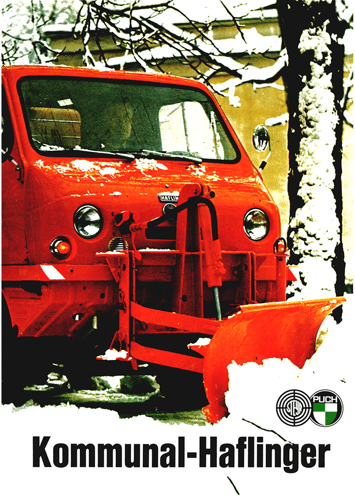Puch Kommunal Haflinger Prospekt - gedrucktes Buch zum Bestpreis! - verwuester.net
