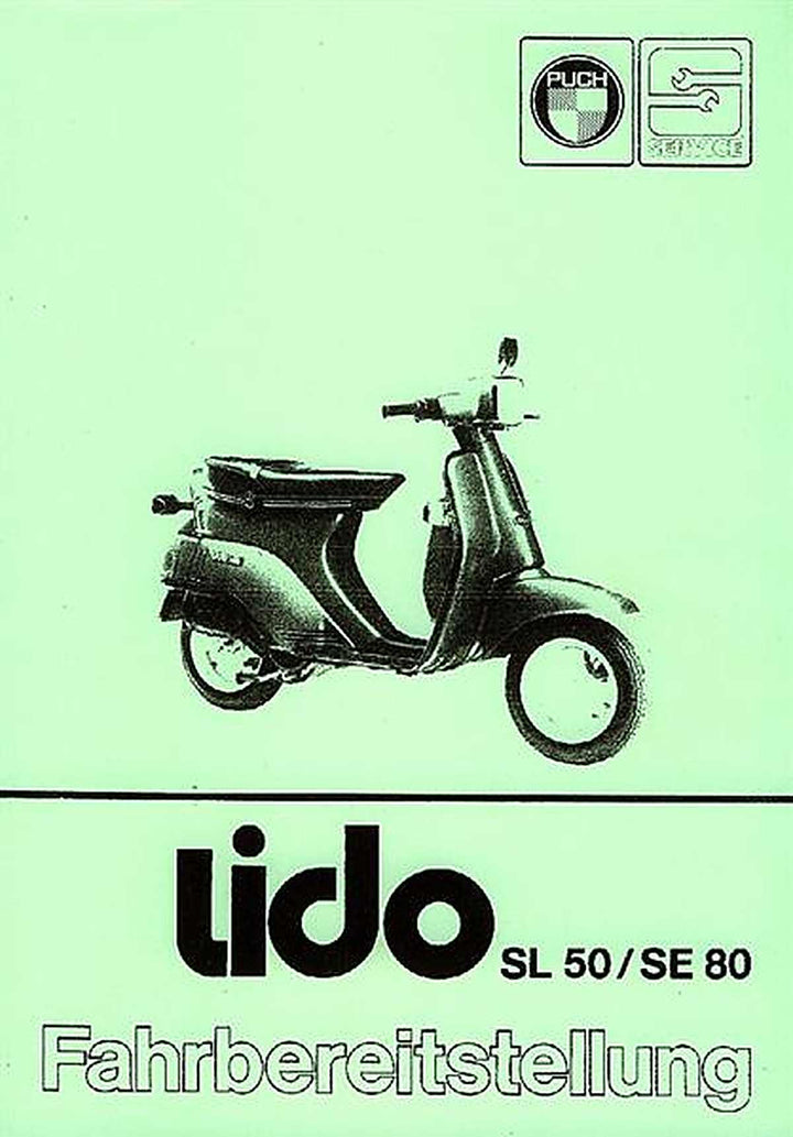 Puch Lido SL 50 und SE 80, Fahrbereitstellung für Neufahrzeuge, Buchcover