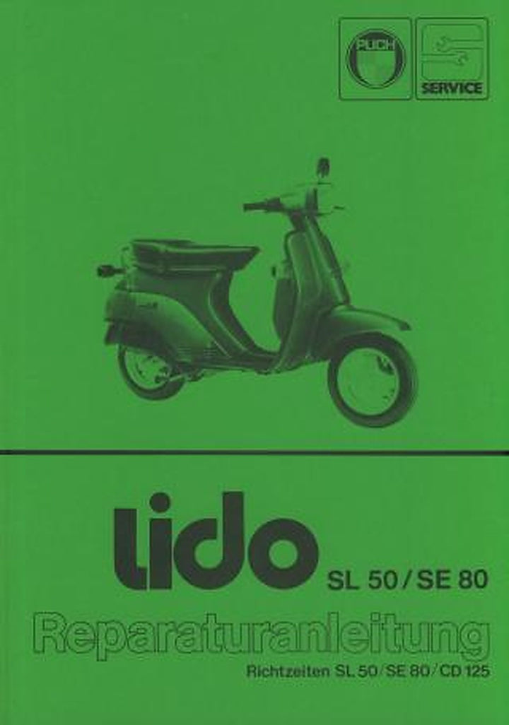Puch Lido SL 50 und SE 80 Reparaturanleitung, Buchcover