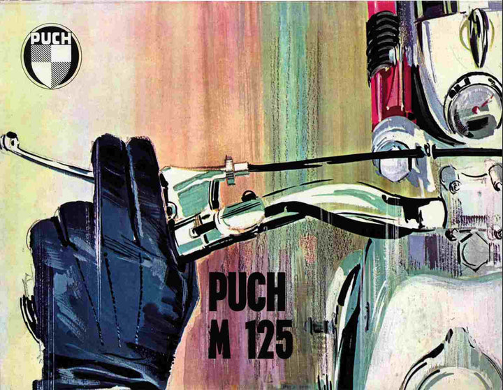 Puch M 125 Prospekt Reproduktion, Buchcover