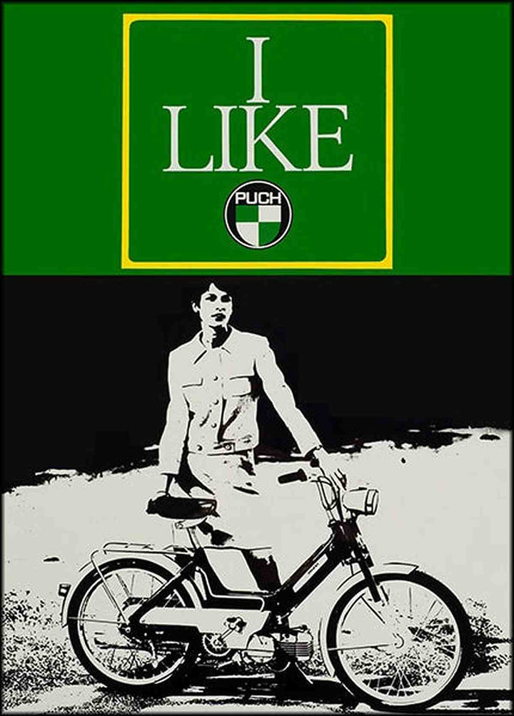 Puch Mofa - I LIKE PUCH Poster, Poster-Motiv