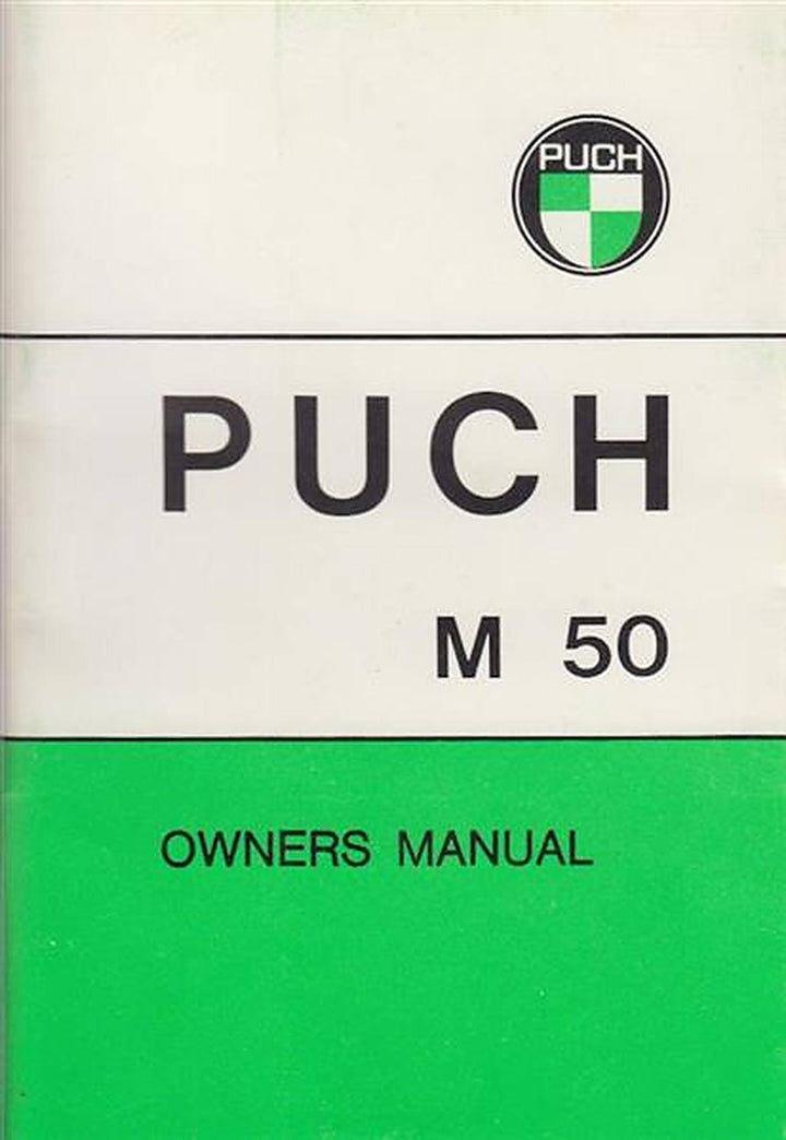 Puch Moped M50 Owners Manual, Buchcover