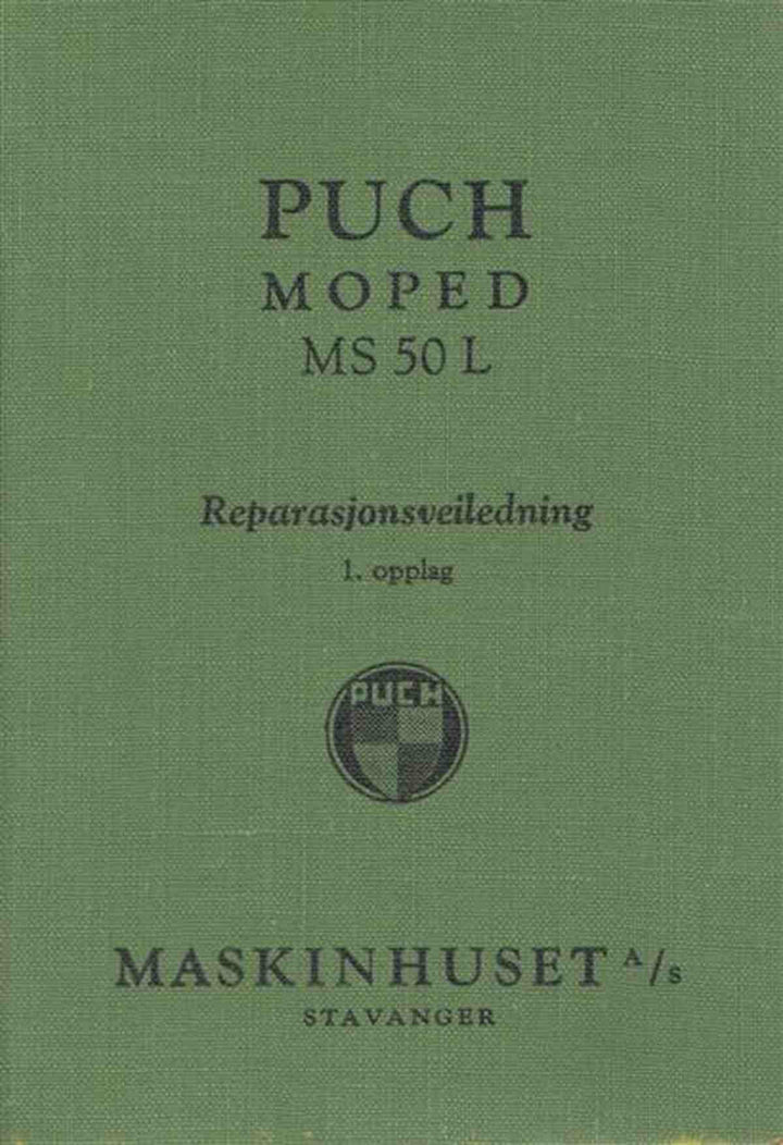 Puch MS50L Reparasjonsveileding, Buchcover