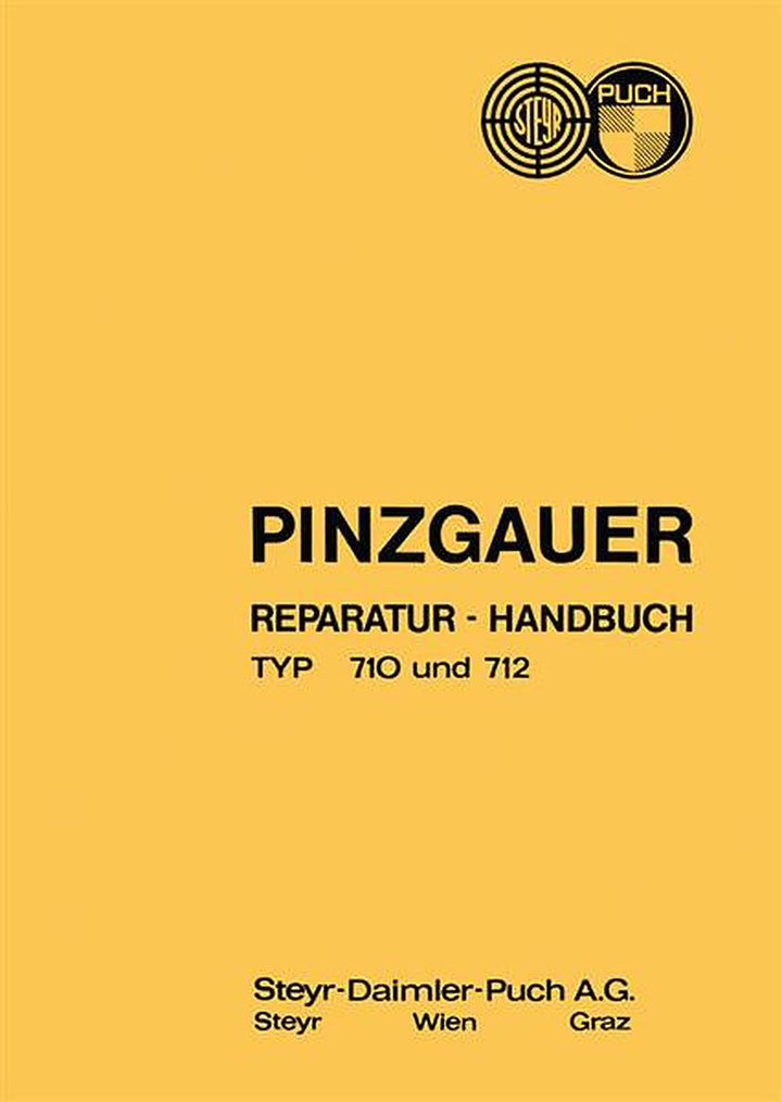 Puch Pinzgauer 710 und 712 Reparaturanleitung, Buchcover