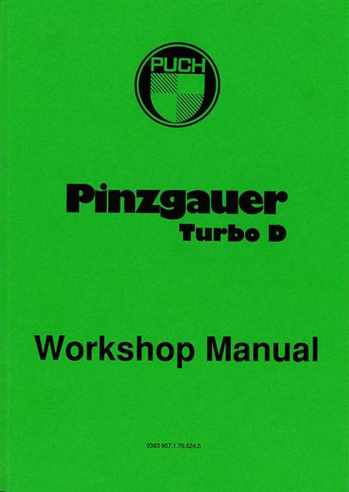 Puch Pinzgauer Turbo D, Workshop Manual, Buchcover
