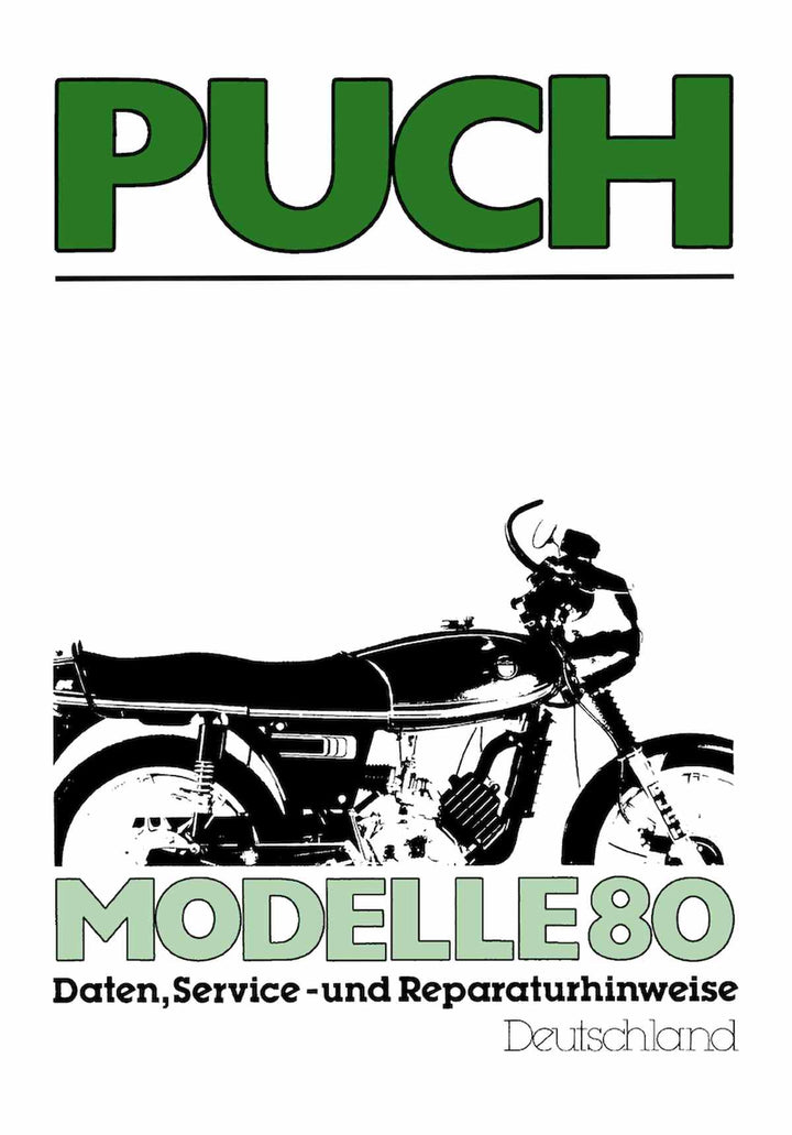 Puch Service Modelle 1980 Deutschland, Buchcover