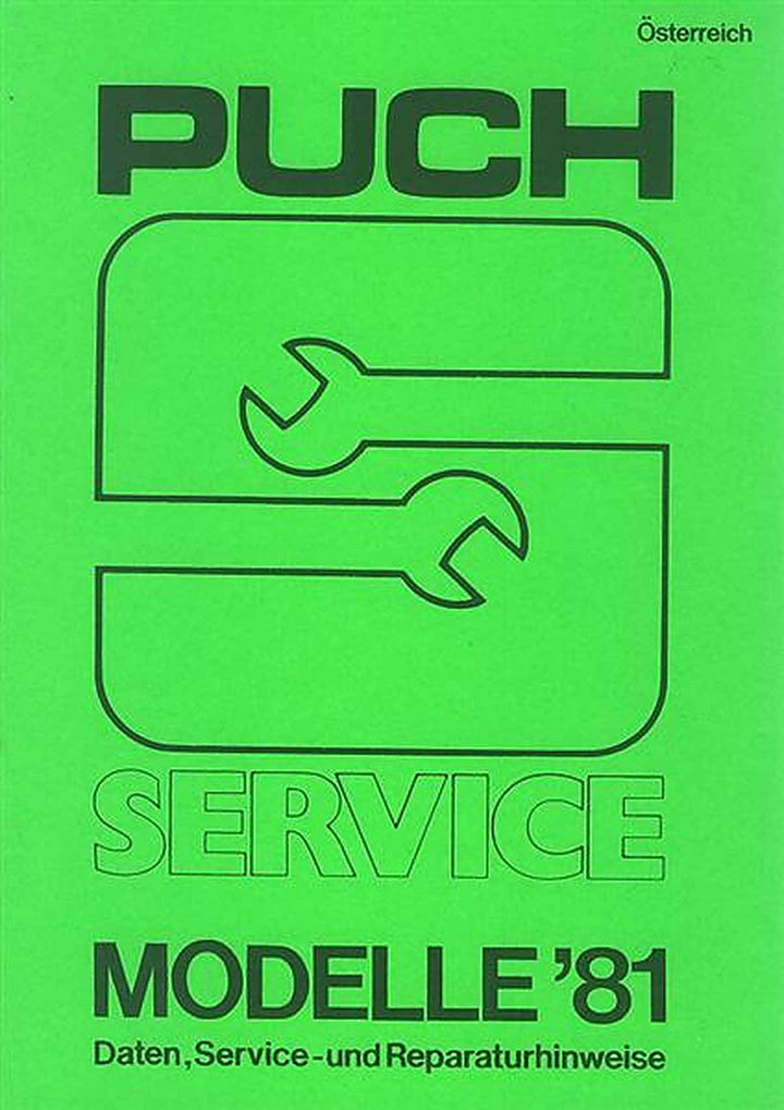 Puch Service-Modelle 1981 (Österreich), Buchcover