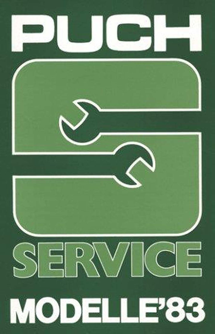 Puch Service Modelle 1983, Buchcover