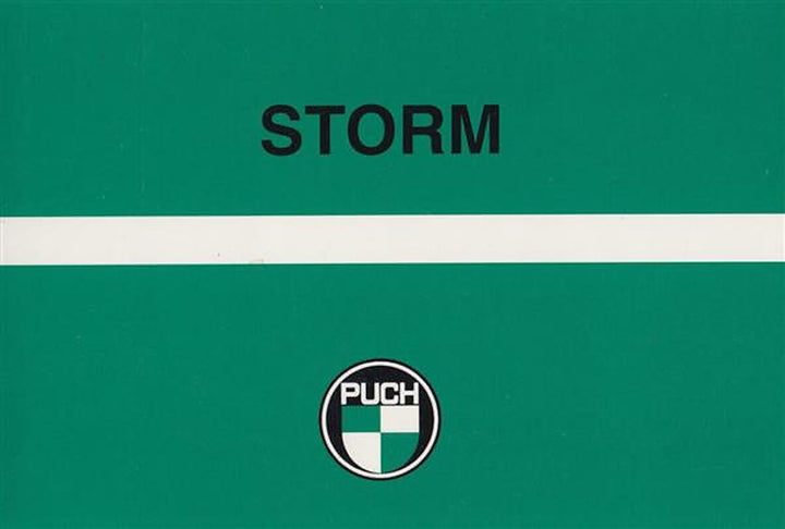 Puch Storm, Betriebsanleitung, Buchcover