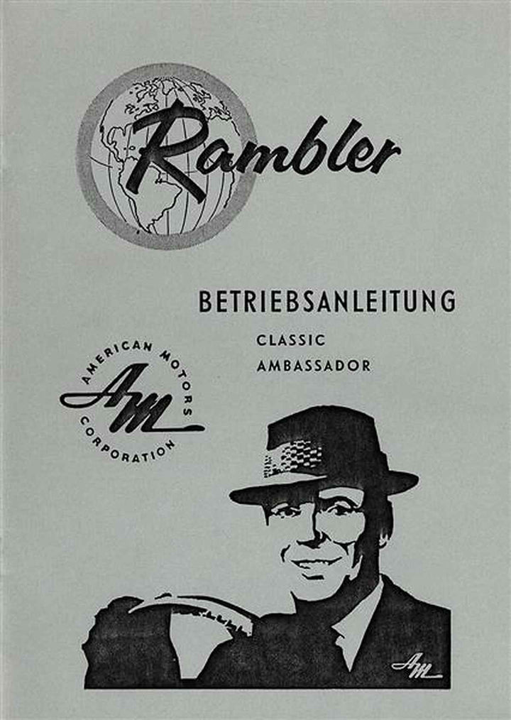 AMC Rambler Classic & Ambassador Betriebsanleitung, Buchcover