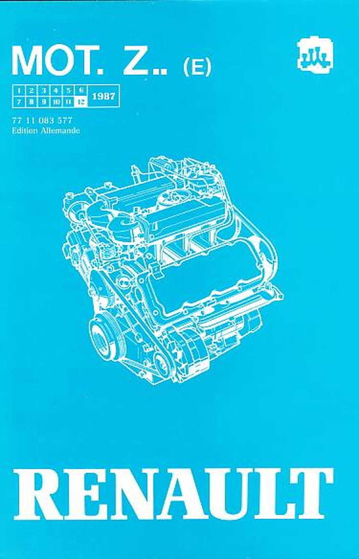 Renault 25, 30, Alpine V6 Turbo, Alpine V6 GT, für Benzinmotor Reparaturanleitung, Buchcover