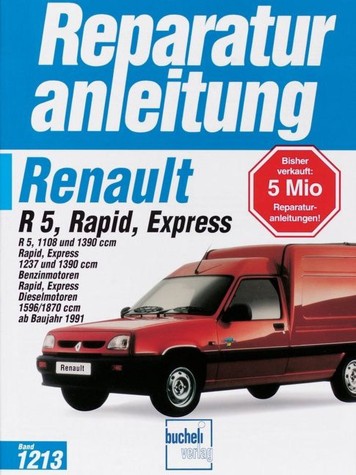Renault R5, Rapid, Express - Reparaturbuch, Buchcover