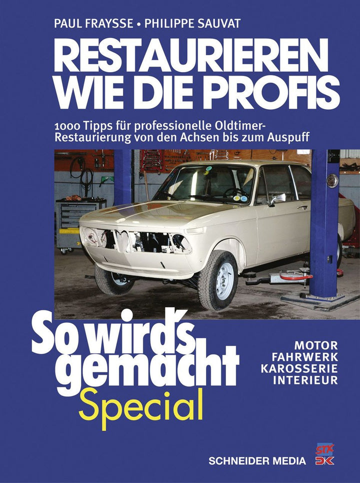 Restaurieren wie die Profis - Reparaturbuch, Buchcover