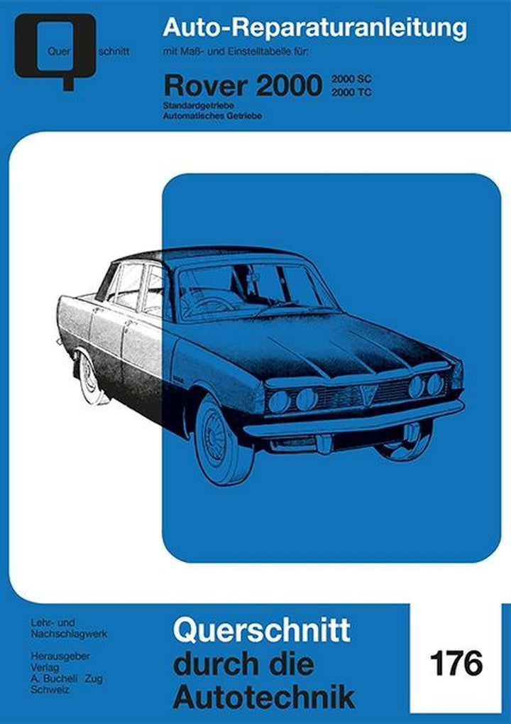 Rover 2000 - Reparaturbuch, Buchcover
