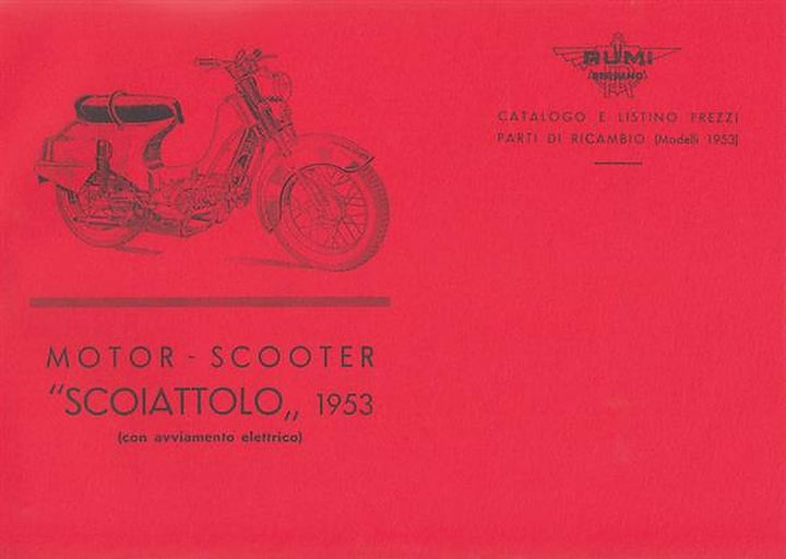 Rumi Scoiattolo Scooter, parti di ricambio, Buchcover