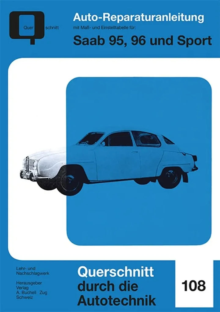 Saab 95 Reparaturanleitung und Werkstatthandbuch - gedrucktes Buch zum Bestpreis! - verwuester.net