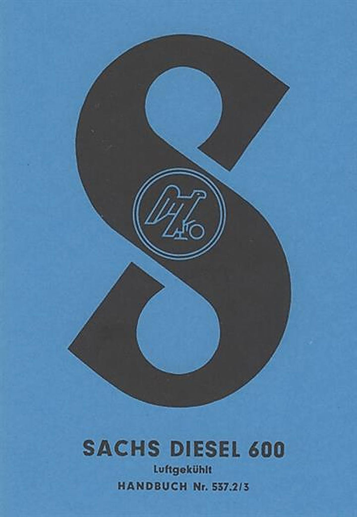 Sachs Diesel-Motor 600, Betriebsanleitung, Buchcover