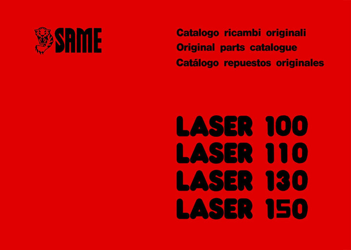 Same Laser 100 110 130 150 Ersatzteilkatalog, Buchcover