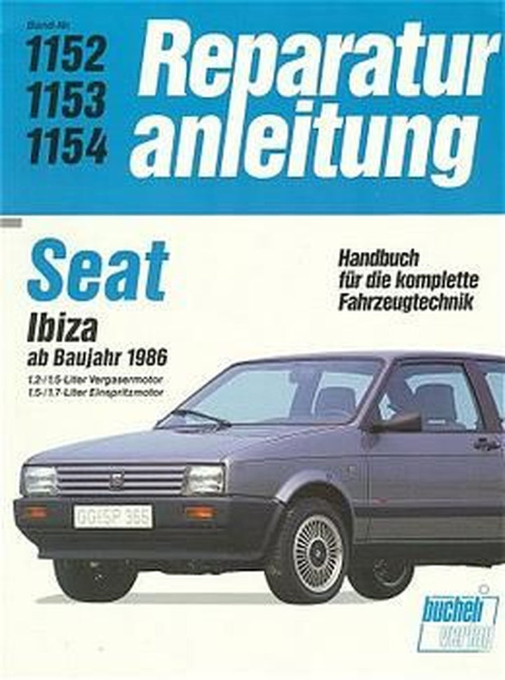 Seat Ibiza 1,2/1,5/1,7 - Reparaturbuch, Buchcover