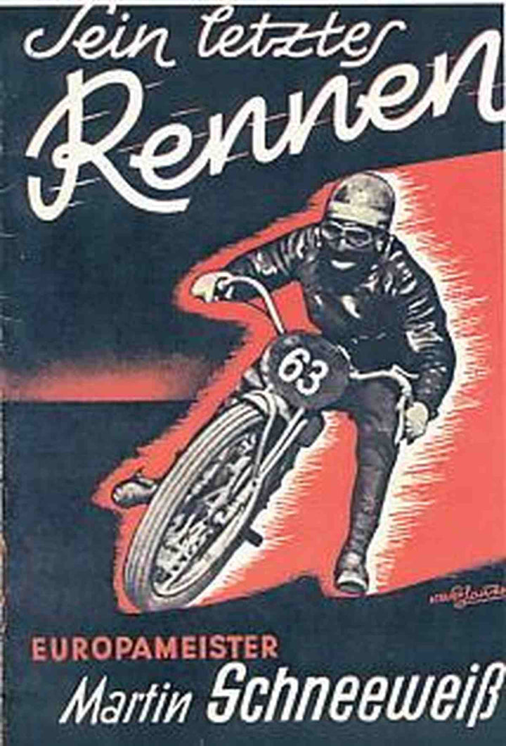 Sein letztes Rennen – Europameister Martin Schneeweiß, Buchcover