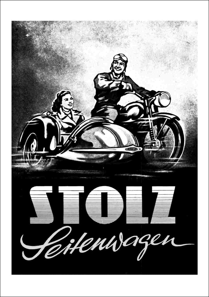 Stolz Seitenwagen Gesamtprospekt, Buchcover