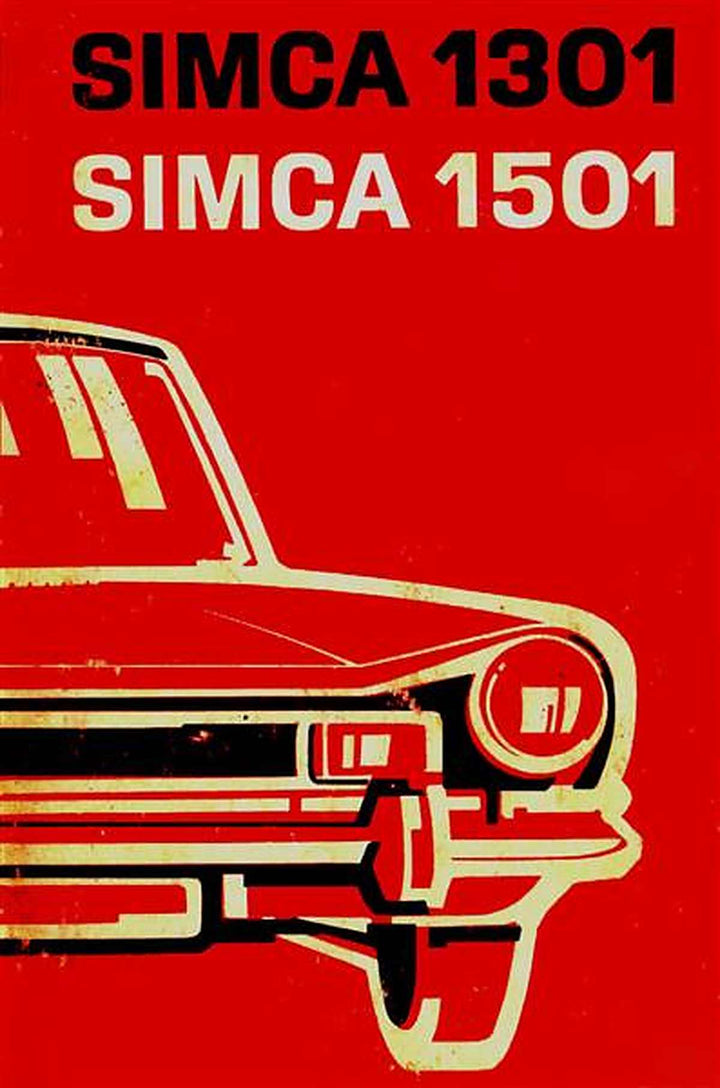 Simca 1301 und 1501, Betriebsanleitung, Buchcover