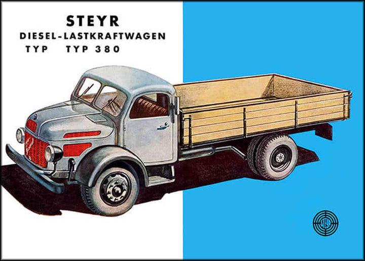 Steyr 380 Lastwagen Poster, Poster-Motiv
