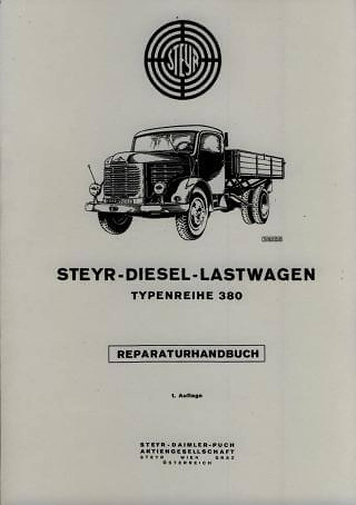 Steyr 380 Reparaturanleitung, Buchcover