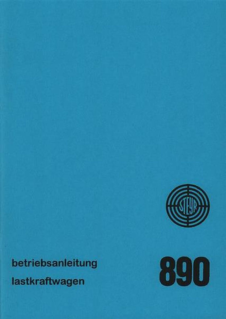 Steyr LKW Typ 890 Betriebsanleitung, Buchcover