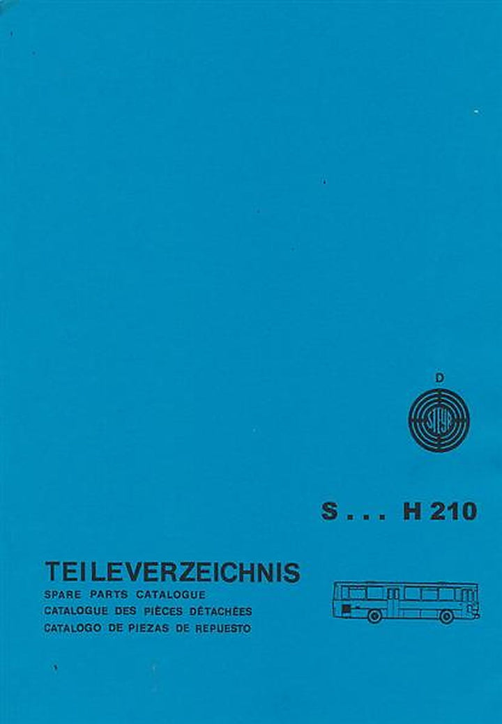 Steyr Omnibus S . . . H 210 Ersatzteilkatalog, Buchcover