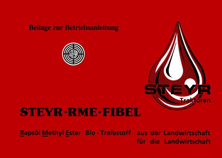 Steyr RME Fibel als Beilage zur Betriebsanleitung, Buchcover